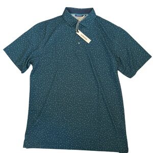 New with tags size large Devereux proper threads golf shirt Baltic green fields